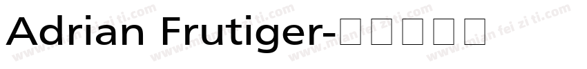 Adrian Frutiger字体转换
